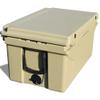 Plastic Material Khaki Color ice Cooler Box 65QT Camping ice Chest Beer Box Outdoor Fishing Cooler view 2