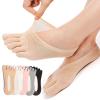 Qauxbul 5 Pairs Sock Align Toe Socks for Bunion, No Show Low Cut Five Finger Orthopedic Compression Socks For Women (Toe Socks-B) view 1