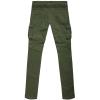 JEsilunmaMY Men's Multi-Pocket Jean Pants Mid Waist Stretch Skinny Cotton Jeans Distressed Washed Casual Denim Trousers (Green,X-Large) view 2