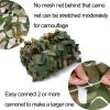 Cloth Shade Insulation Netting,Woodland Camo Netting,Camping Military Hunting Camouflage Net Net,anti Aerial Photography, Thickened Encrypted Camouflage Netting ( Color : Green , Size : 4X15M/13.12X49 view 3