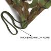 Cloth Shade Insulation Netting,Woodland Camo Netting,Camping Military Hunting Camouflage Net Net,anti Aerial Photography, Thickened Encrypted Camouflage Netting ( Color : Green , Size : 4X15M/13.12X49 view 4