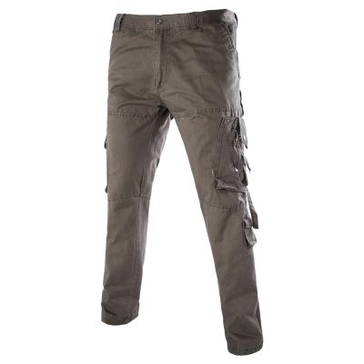 JEsilunmaMY Men's Military Cargo Pants Plus Size Multi-Pocket Athletic Jogger Pants Tactical Outdoor Casual Cotton Trousers (ArmyGreen2,38)
