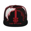 Religious Christian Faith Jesus Flat Bill Brim Baseball Cap Cool Hip Hop Trucker Hat Men Women Adjustable Baseball Caps view 2