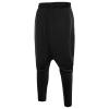 JEsilunmaMY Casual Harem Pants for Men Drawstring Elastic Waist Athletic Joggers Pants Loose Comfy Outdoor Tapered Sweatpants (Black,X-Large) view 2