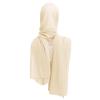 ABAFIP Women Chiffon Hijab Muslim Head Wrap Scarves Rhinestone Long Scarf Pashminas Shawls Solid Color Wraps Under Scarf Headwear Beige One Size view 4