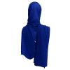 ABAFIP Women's Chiffon Glitter Rhinestone Long Hijab Scarf Muslim Head Wraps Shawls Full Cover Scarf Royal Blue One Size view 4