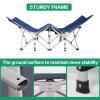 Faysore Camping Cot Cots for Sleeping with Mattress Cots for Camping for Adults with Camfortable Pad Heavy Duty Camping Bed with Carry Bag Folding Cot for Hiking Home Office Nap and Vacation view 2