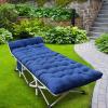 Faysore Camping Cot Cots for Sleeping with Mattress Cots for Camping for Adults with Camfortable Pad Heavy Duty Camping Bed with Carry Bag Folding Cot for Hiking Home Office Nap and Vacation view 3