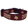 College Dog Collar (Medium, Texas State) view 1