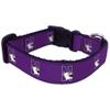 College Dog Collar (Medium, Northwestern) view 1