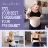 Loving Comfort - Seamless Maternity Shapewear, Support and Comfort During Pregnancy, Lightweight, Seamless Shapewear for Tummy and Back, Soft Abdominal Support for Under Clothes, Nude/Beige, Small view 4