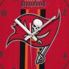 Tampa Bay Buccaneers NFL Team Stripe Clock view 3