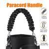 AceTreker 64 oz /87 oz/128 oz Neoprene Water Bottle Sleeve for Insulated Metal Water Jug Bottles, Carrier Sling Bag with Adjustable Shoulder Strap & Paracord Handle and 2 Pocket for Walking-Black view 3