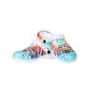 FOCO LSU Tigers NCAA Womens Tie-Dye Clog with Strap view 1
