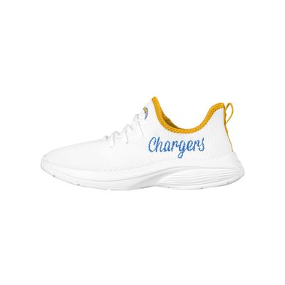 Los Angeles Chargers NFL Womens Midsole White Sneakers