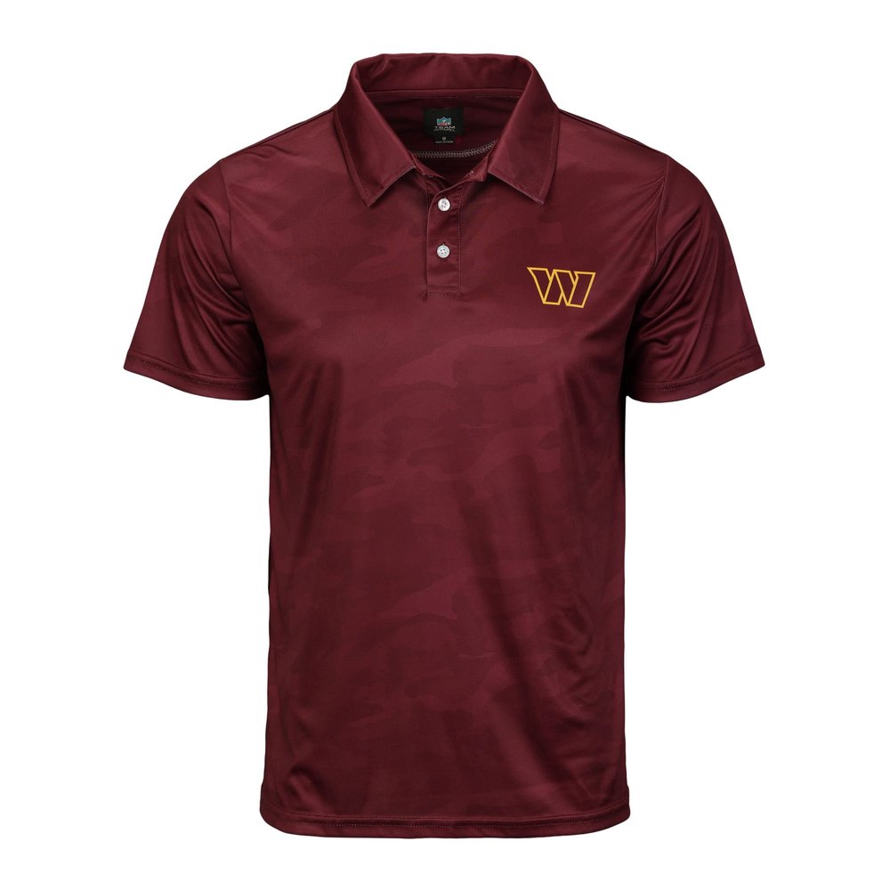 Washington Commanders NFL Mens Color Camo Polyester Polo