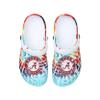 FOCO Alabama Crimson Tide NCAA Womens Tie-Dye Clog with Strap view 4
