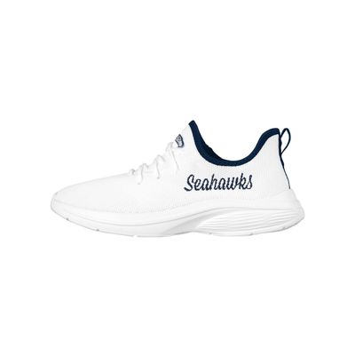 Seattle Seahawks NFL Womens Midsole White Sneakers