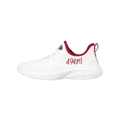 San Francisco 49ers NFL Womens Midsole White Sneakers