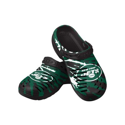FOCO New York Jets NFL Mens Tie-Dye Clog with Strap - S