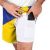 FOCO Los Angeles Rams NFL Mens Colorblock Double Down Liner Training Shorts view 2