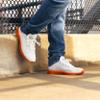Miami Dolphins NFL Mens Gradient Midsole White Sneakers view 3