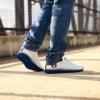 Auburn Tigers NCAA Mens Gradient Midsole White Sneakers view 2