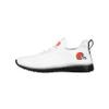 Cleveland Browns NFL Mens Gradient Midsole White Sneakers view 1