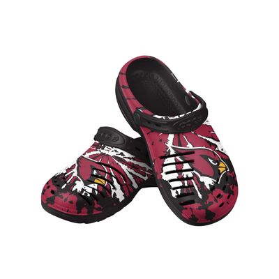 FOCO Arizona Cardinals NFL Mens Tie-Dye Clog with Strap - XL