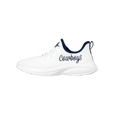 Dallas Cowboys NFL Womens Midsole White Sneakers