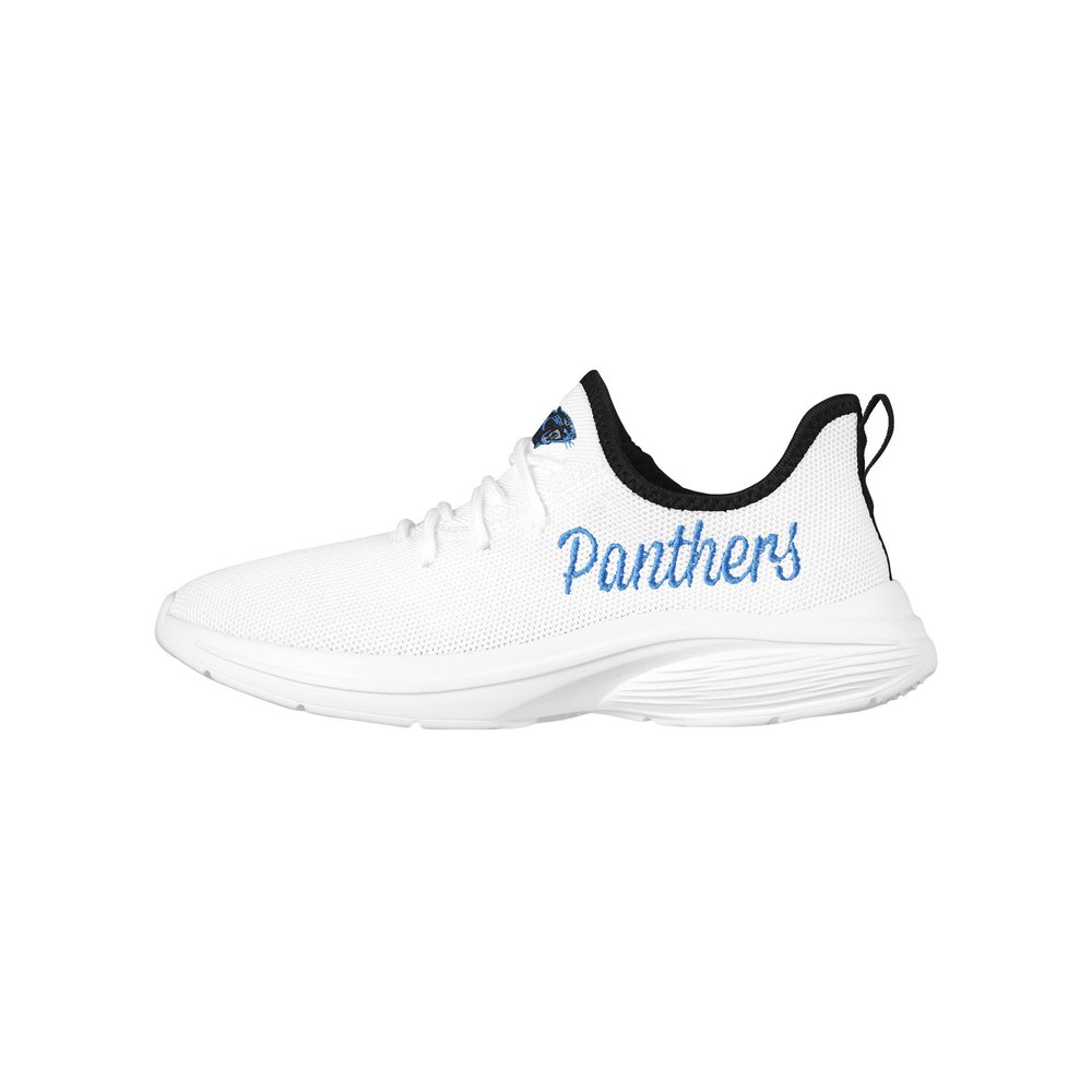 Carolina Panthers NFL Womens Midsole White Sneakers