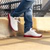 San Francisco 49ers NFL Mens Gradient Midsole White Sneakers view 3