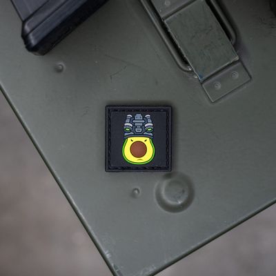Avocado Operator Ranger Eye PVC Morale Patch - Hook Backed with Matching Loop by NEO Tactical Gear