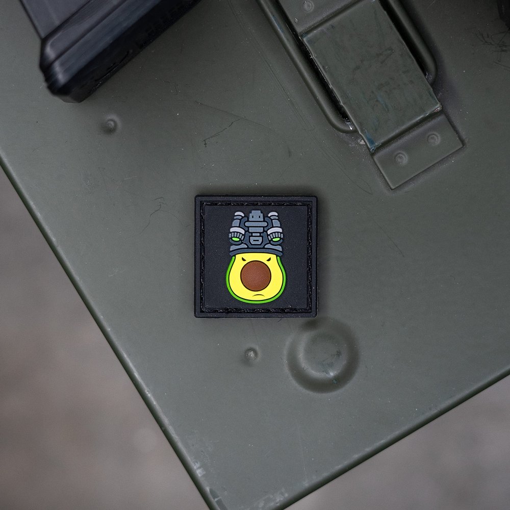 Avocado Operator Ranger Eye PVC Morale Patch - Hook Backed with Matching Loop by NEO Tactical Gear