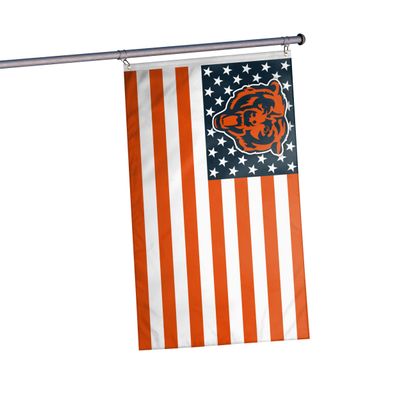 FOCO Chicago Bears NFL American Stars Horizontal Flag