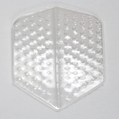 US Darts 3 Sets (9 Flights) Amerithon Clear Embossed Slim Dart Flights - Ex-Tough - Dimplex Style