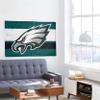 foco NFL Big Logo Team Stripe Horizontal Flag view 4
