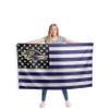 FOCO Baltimore Ravens NFL American Stars Horizontal Flag view 2