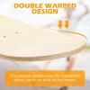 Honoson Blank Skateboard Decks Bulk 32 x 8 Inch 7 Ply Maple Wooden Plain Skate Decks Natural Wood Double Tail Skateboard for Art Painting Wall Home Decoration view 4