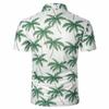LUJENGEFA Mens Hawaiian Shirts Short Sleeve Polo Shirt Summer Holiday Beach Tropical Tops Golf Shirts for Men Green Small view 3