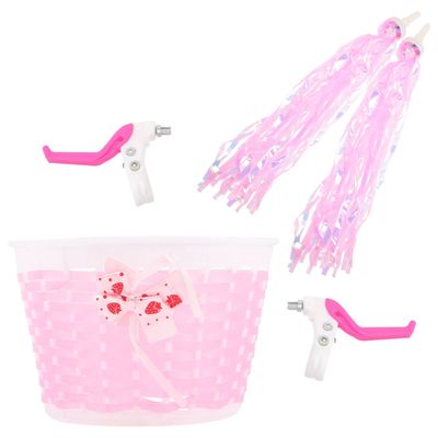 BESPORTBLE 1set Boy Girl Bike Streamers Handlebar Tassel Ribbons for Boys and Girls Decorative Accessories for Fun Riding for Birthdays and Holidays