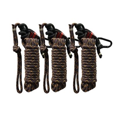 THUNDERBAY Hunting Safety Linemans Rope 30ft, 3-Pack, Rope-Style Tree Strap for Tree-Stand Hunting and Climbing