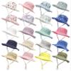 Dressnu Children's hat Spring and Summer Sun hat Men and Women Baby Beach Cap Fisherman's hat Khaki 48-50cm view 3