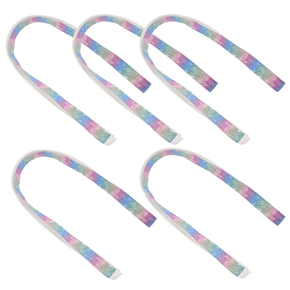 BESPORTBLE 5pcs Purple Tennis Grip Band Anti-Slip Badminton Racket Grip Tapes Non-Slip Straps for Racket Tennis Tape Portable Badminton Supplies