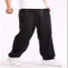 JEsilunmaMY Casual Jogger Pants for Men Elastic Waist Loose Breathe Sweatpants Athletic Lounge Straight Trousers with Pockets (Black,6X-Large) view 2