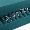 3 Pairs Small Huggie Hoop Earrings Set White Gold Hypoallergenic Lightweight Huggie Hoops Earrings for Women view 2