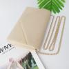 Nude Evening Bags Women Clutch Purse Faux Suede Small Cute Classic Envelop Crossbody Handbag for Formal Wedding Party with Chain view 2