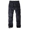 JEsilunmaMY Men's Outdoor Camo Cargo Pants Multi-Pocket Casual Straight Leg Trousers Mountain Camping Hiking Military Pants (Blue1,29) view 2