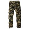 JEsilunmaMY Men's Outdoor Camo Cargo Pants Multi-Pocket Casual Straight Leg Trousers Mountain Camping Hiking Military Pants (Yellow,40) view 2