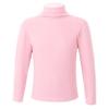 Loyan Boy's Girl's Thermal Long Sleeve Tops Fleece Lined Compression Base Layer Shirts Crewneck T-Shirts Soft Tees Pink 5-6 Years view 1